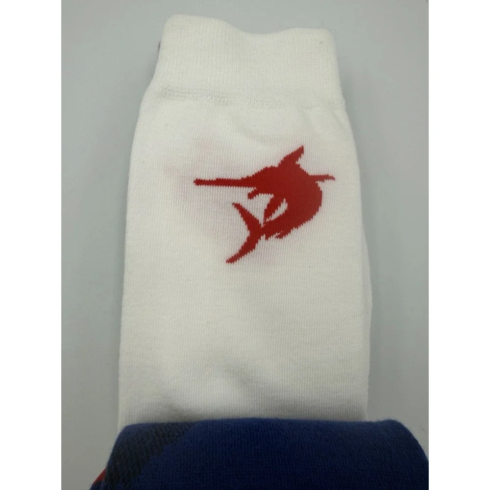 Columbia Men's PFG Patriot Crew Socks 2 Pack 6 Pairs sz 6-12 Fishing